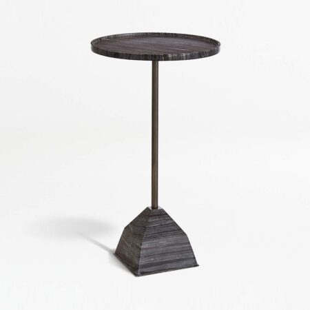 Round Marble High Table