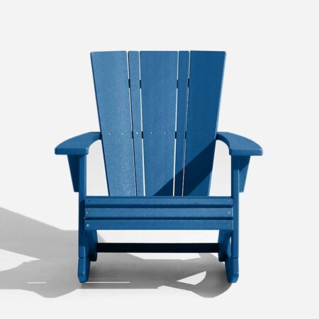 Blue Outdoor Rocking Chair