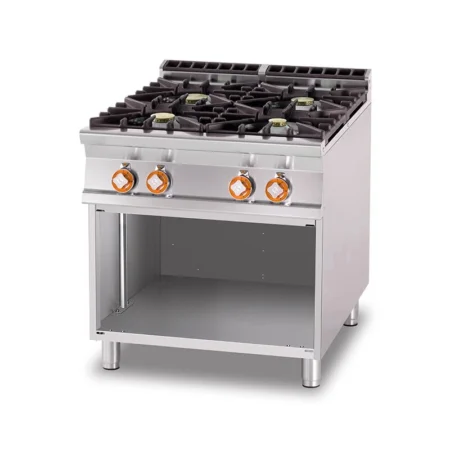 Cuisinière à Gaz 4 feux pour professionnel, série 900